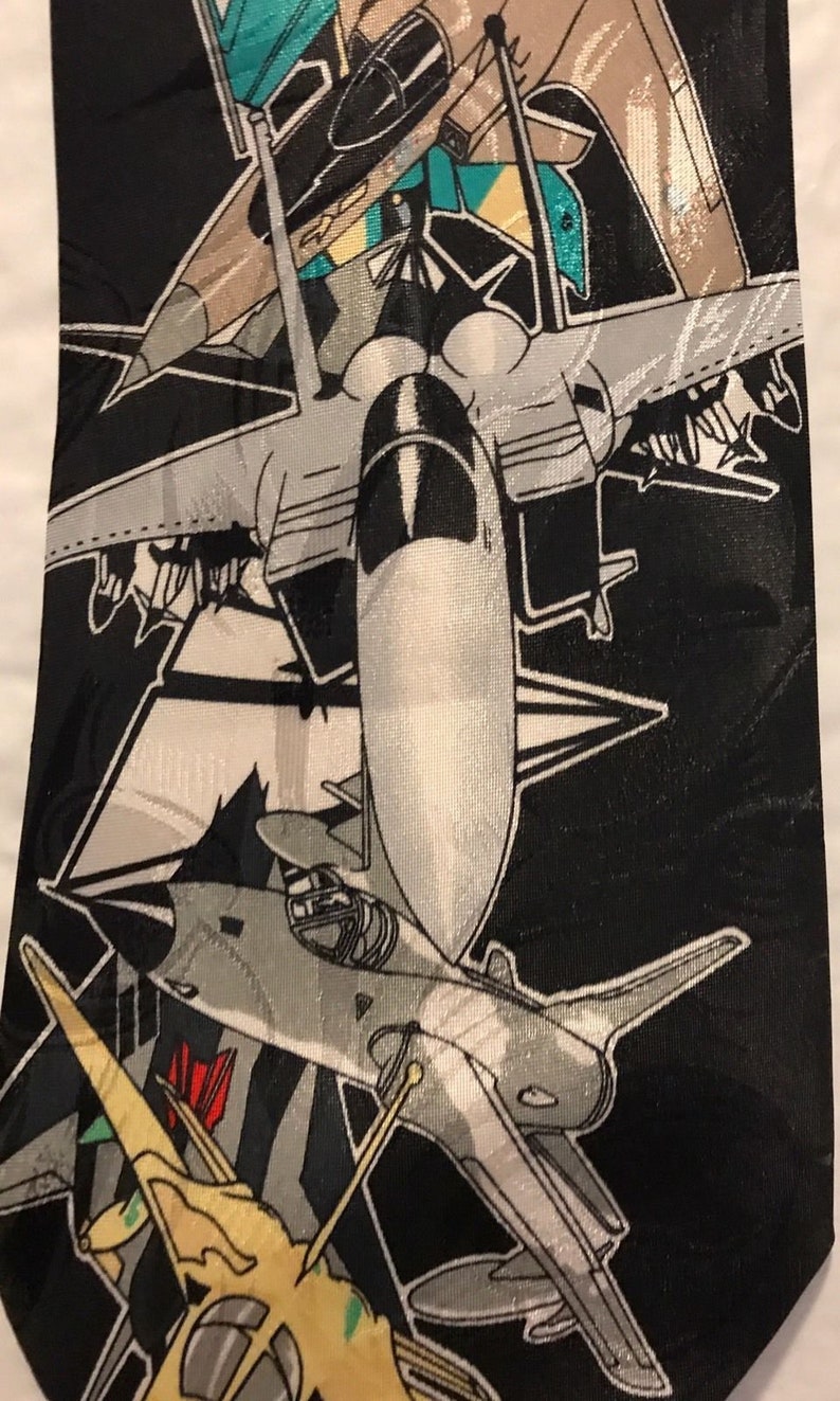 Rogers USAF Fighter Jets Themed Tie ~ A