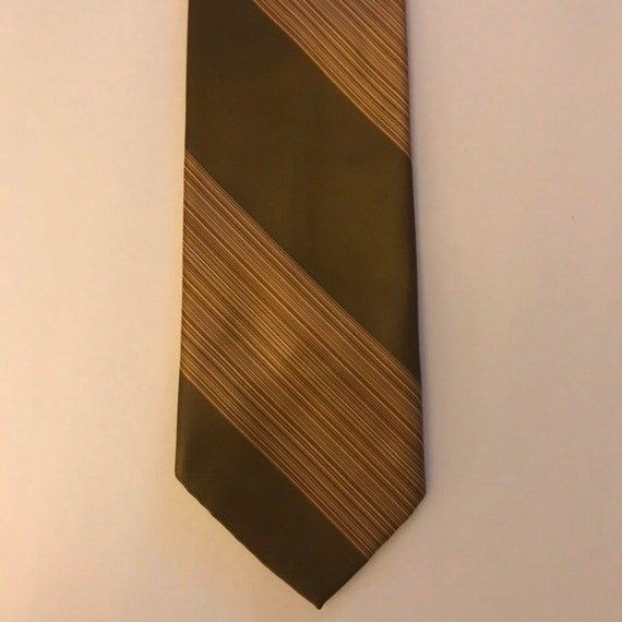 Vintage Wembley Wide Striped Tie - image 3