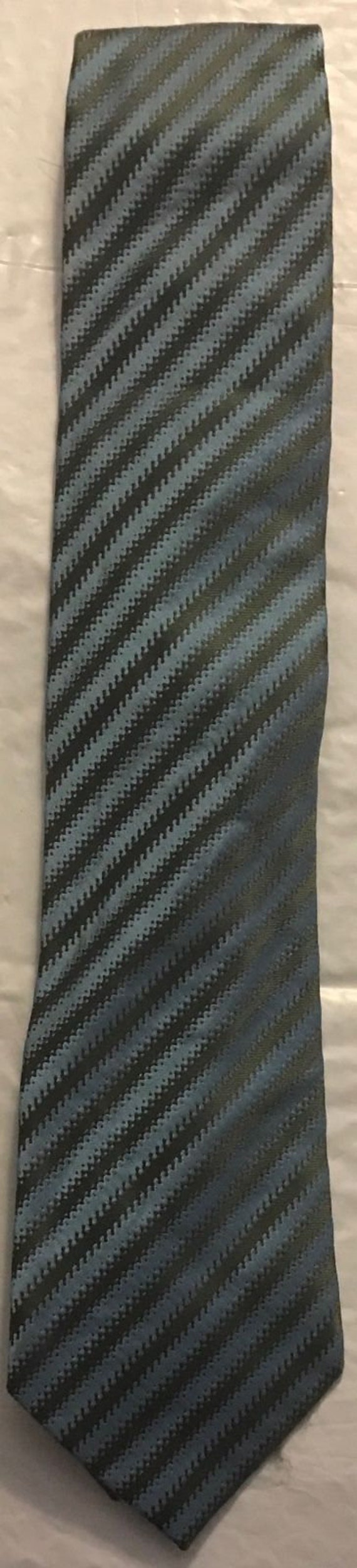 Ben Sherman Striped Tie ~ Blue & Brown