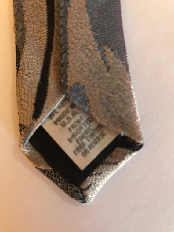 Vintage Wembley Abstract Print Tie - image 5