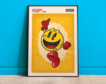 Plaque en métal vintage Pac-Man, 20x30cm, Neuve - Décoration