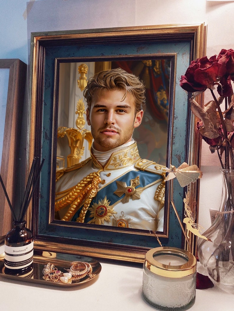 CUSTOM ROYAL PORTRAIT From Photo, Renaissance Portrait, Prince Portrait ...