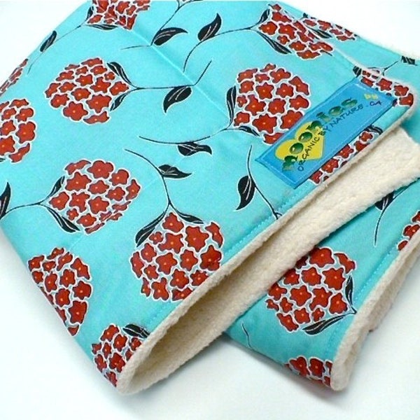 Waterproof padded baby change crib  mat pad - organic cotton and designer cotton print