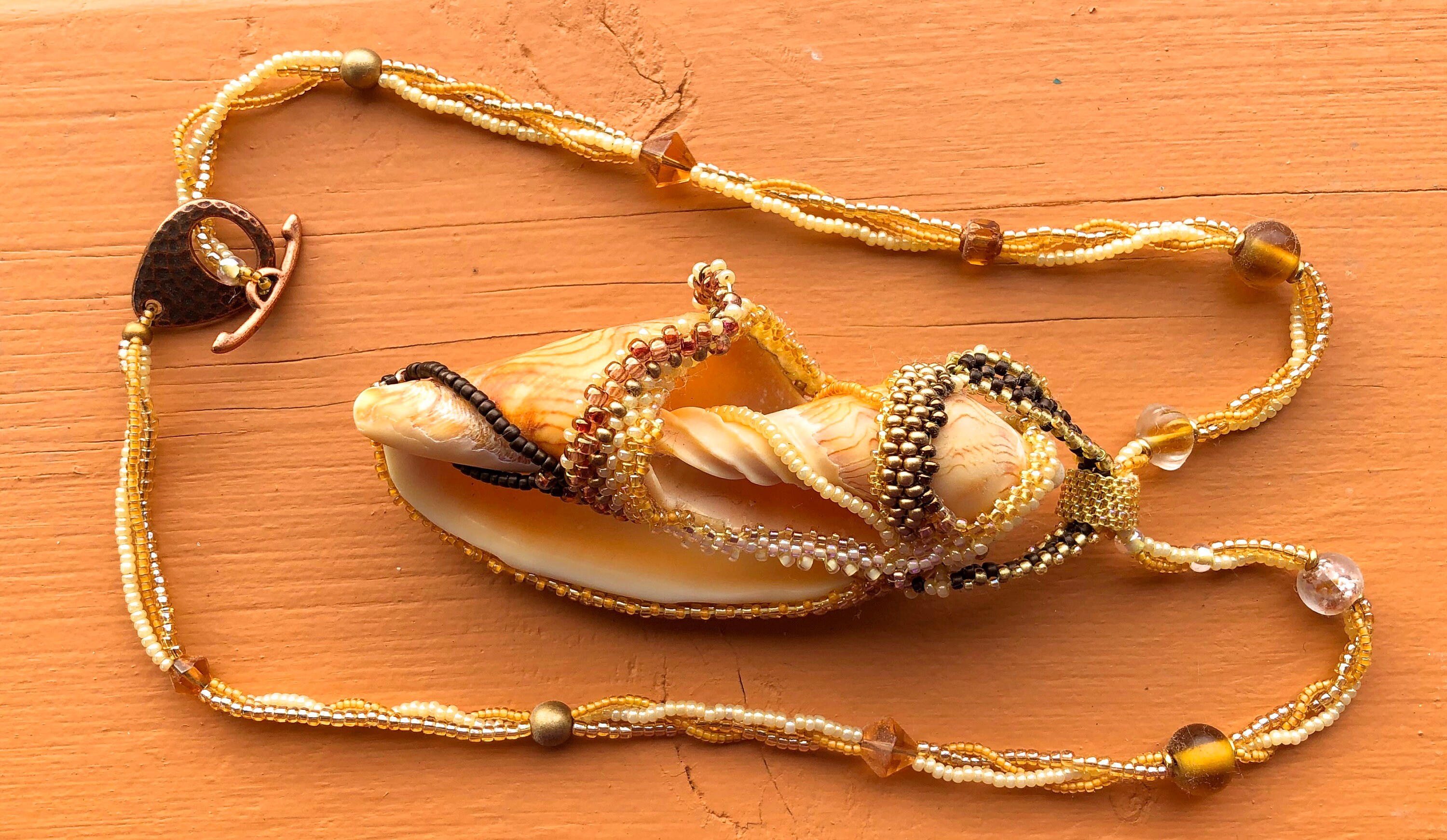 Tasmanian Shell Beaded Necklace Etsy