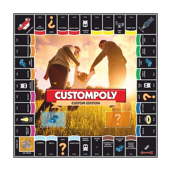 Personalized Board Game: Custom Family Edition, Anniversary Gift