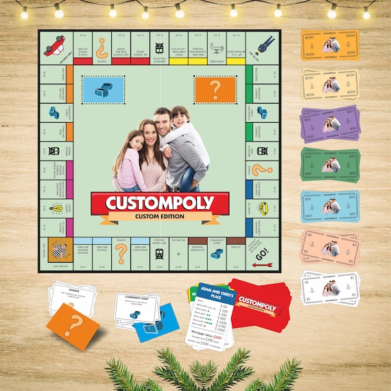 Personalized Board Game: Custom Family Game Night Gift