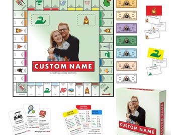 Custom Personalized Style Board Game | Unique Family Gift Idea | Custom Game Board Design | Christmas & Birthday Gift