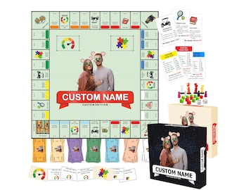 Jeu de société personnalisé, plateau de jeu, cadeau personnalisé, jeu de société personnalisé, plateau de jeu personnalisé poly, plateau de jeu personnalisé, cadeau personnalisé