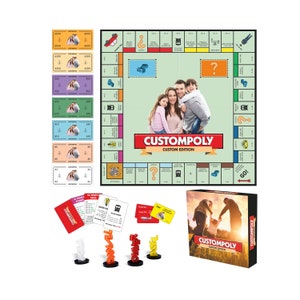 Customopoly Game, Personalized Board Game, Custom Game Gift, Unique Gift Idea, Family Game Night, Board Game