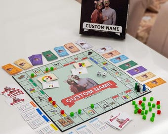 Customopoly Board Game, Personalized Family Gift