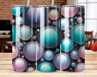 Papier d'emballage coloré pour verre à bulles : 20 oz pour sublimation (PNG)