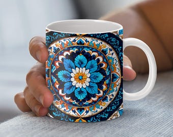 Mandala Mug Wrap Template: Sublimation Design (Digital Download)
