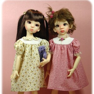 PDF Gracefaerie pattern 65; dress for BJD MSD dolls; Kaye Wiggs', Little Darling, 14" Kish and similar sizes