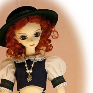 Gracefaerie PDF pattern 13- Mini Wardrobe for MSD BJD clothes pattern 4 Goodreau, 14&quot; Kish, Ellowyne, tops, dresses, skirt