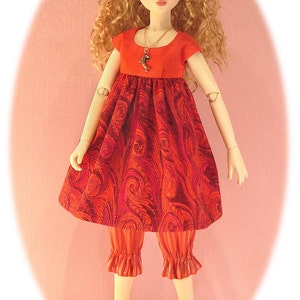 Gracefaerie Simply Summer Doll Clothes Pattern – MSD BJD, 14" Kish (PDF Pattern)
