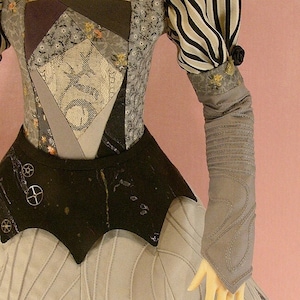 Steampunk Dress PDF Pattern for SD Dolls: Gracefaerie Designs