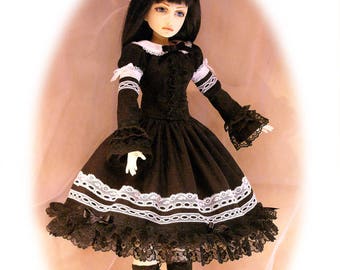 PDF pattern: Gracefaerie pattern 10 and 11, EGL dress for almost all SD (58-60cm) girls