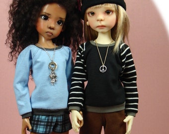 BJD Raglan Sweatshirt Pattern for Kaye Wiggs MSD Dolls (PDF Pattern)