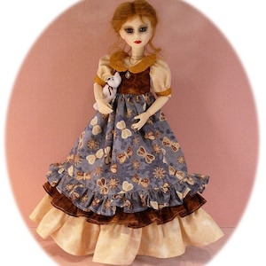 Gracefaerie PDF pattern 45- Seasons for MSD.  A dress for every season to fit many MSD dolls.  Adjust for Ellowynne Wilde and 14&quot; Kish
