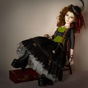 Steamy Summer Steampunk Doll Outfit Pattern for MSD BJD (PDF Pattern) image 3