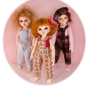 PDF pattern;  Gracefaerie pattern 53- Perfect 10.  Multiple outfits for 1/6 or YOSD BJDs 10 - 10.5 inches