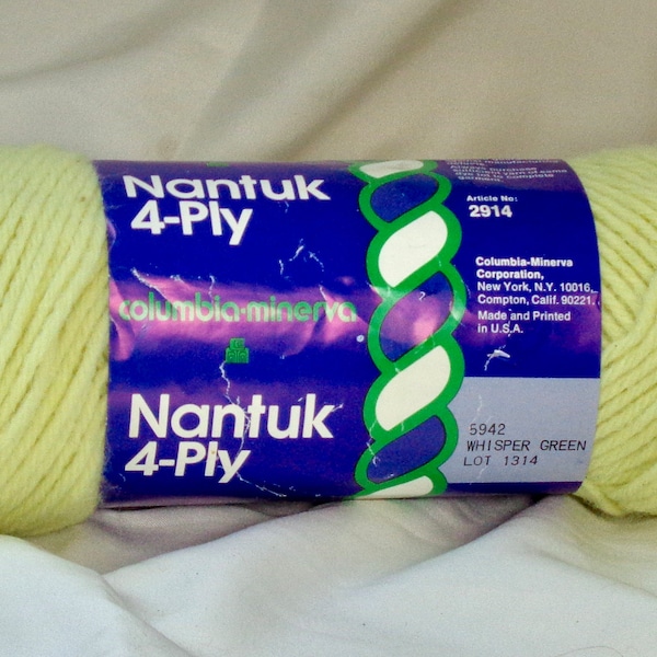 4 Ply Nantuk Whisper Green Acrylgarn waschen & trocknen von der Minerva-Columlie