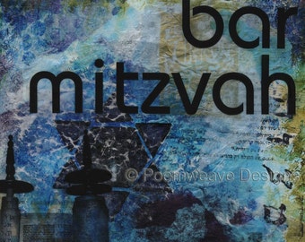 Bar Mitzvah card - for mazel tov or thank you