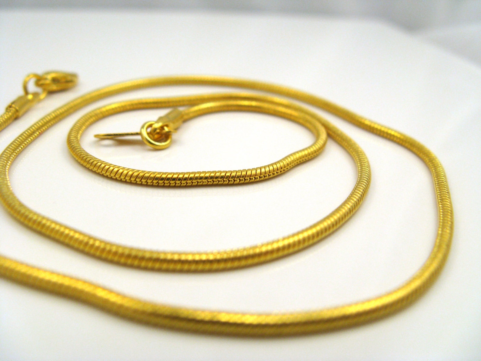 Gold-plated Snake Chain 16 Inch Length for Scrabble Tile - Etsy