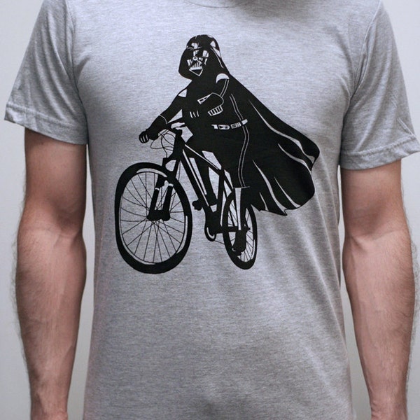 Darth Vader is Riding It - Mens t shirt  (Star Wars  Darth Vader bike t shirt)