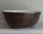 Pyrex Bowl 404, 4 Quart Ovenware Terra Pattern