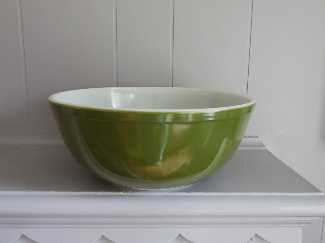 404 VERDE Pyrex Mixing Bowl / 4 Quart Mixing Bowl Etsy