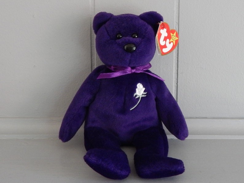 Ty Beanie Baby Princess Diana 1997 Retired Beanie Baby PE Pellets