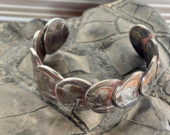 Handmade Buffalo Nickel Cuff Bracelet