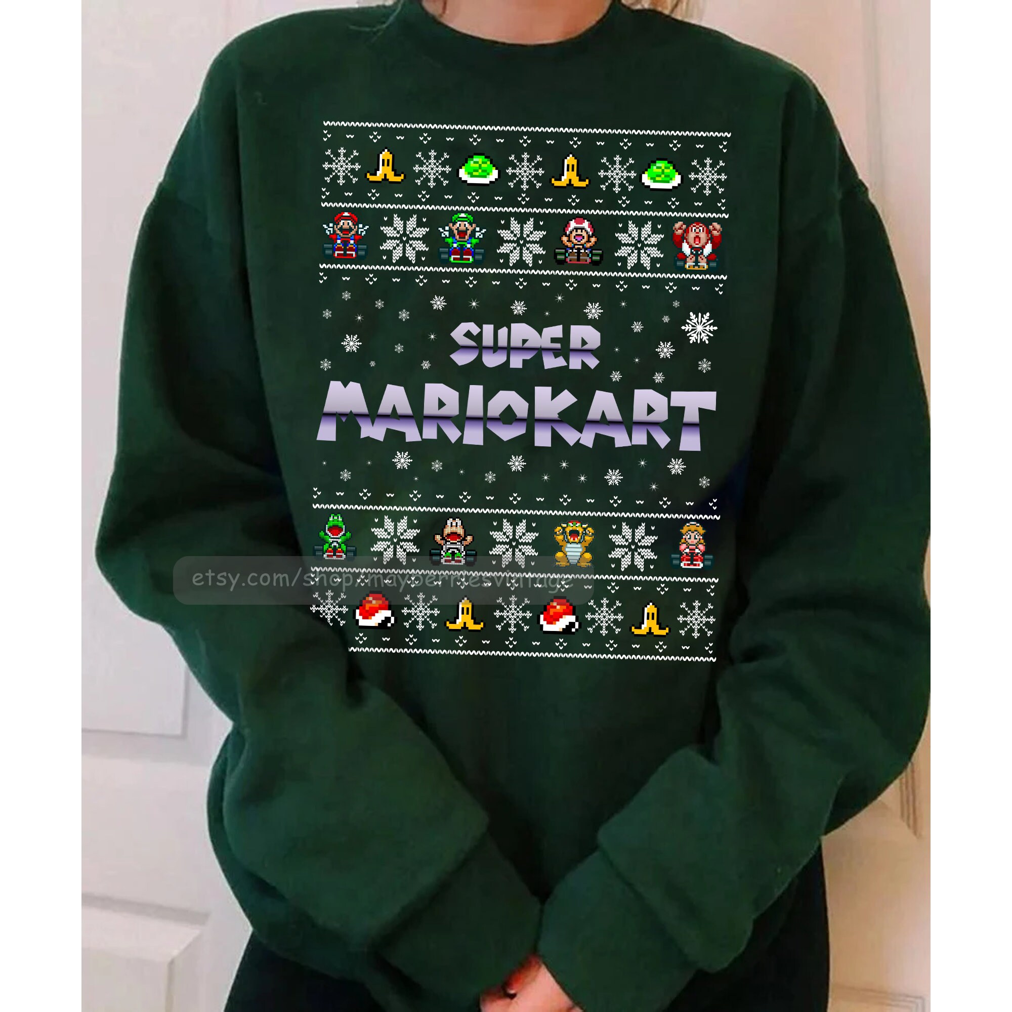 Mario Ugly Sweater - Etsy