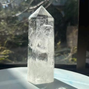 730g Large Quartz Specimen| Heavy Natural Crystal Anchor | 17cm Statement Home Decor | Grounding& Stability Stone| Professional Curation #16