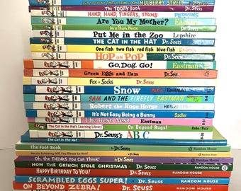 Dr. Seuss Books, 3.99-4.99 Each, DON'T OVERPAY, Very Good-Excellent Condition, 4 Sizes, Titles Vary From Photos