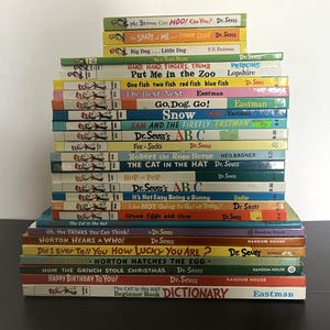 Dr. Seuss Books, 3.99-5.99 Each, Very Good-Excellent Condition, Many Titles, 4 Sizes, Each Book Sold Separately