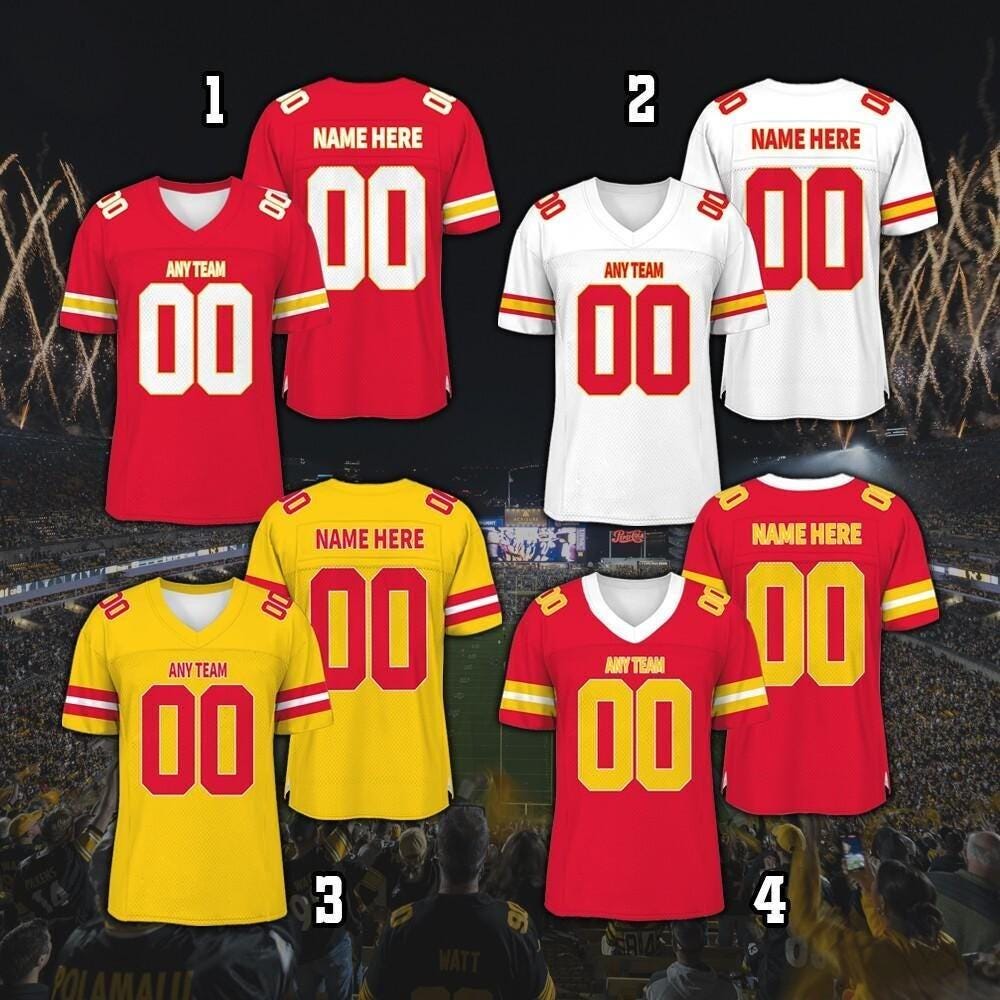 Kansas City Chiefs Custom Jersey