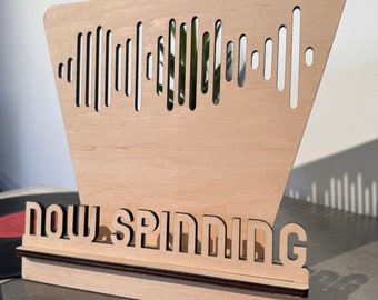 Now Spinning Vinyl record stand, Vinyl record display, LP Storage, Vinyl record stand, Vinyl record storage frame, Album Storage display