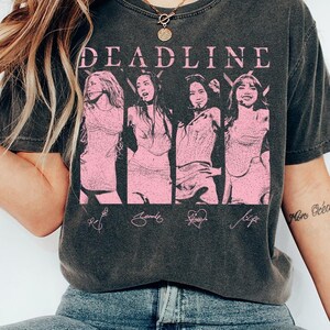 Black Dead Line Tour Kpop Music Shirt