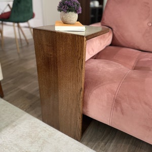 Coffee Table, Handcrafted Sofa C Table, Couch Slide Table, Handmade C table, Gift Table, Sofa Side Table, Home Gift, Minimalist Table