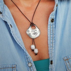 Inspirational Jewelry, Inspirational Quote Jewelry, Inspirational Word Necklace, Inspirational Word Jewelry, Sterling Silver Necklace Inspo