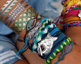Bracelet enveloppant poisson pour adolescente – Cadeau de bijoux fait main pour adolescente