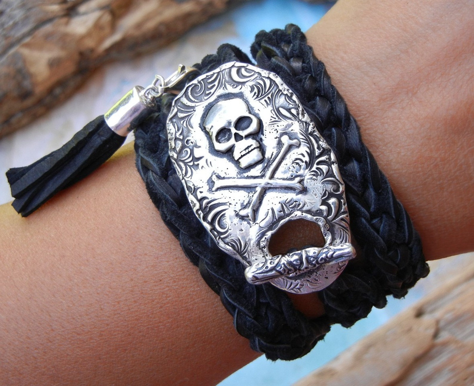 Skull and Crossbones Jewelry Skull Jewelry Skull and Etsy