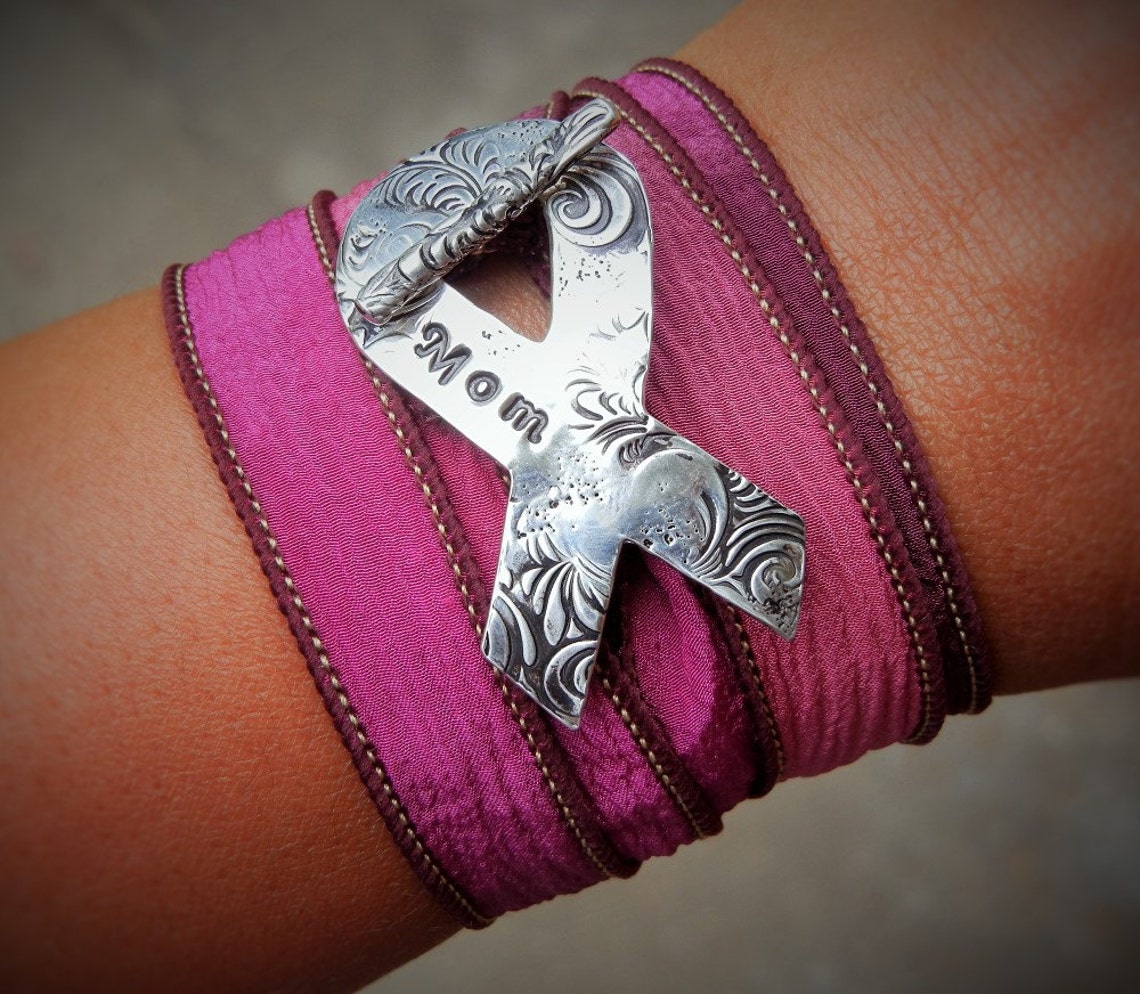 Personalized Cancer Awareness Jewelry, Personalized Survivor Ribbon ...