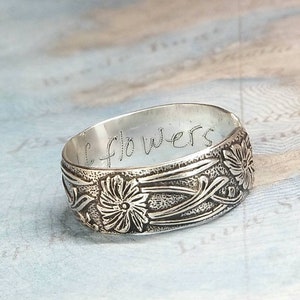 Sterling Silver Stacking Rings, ADJUSTABLE Open-Ended Ring, CUSTOM Ring, Quote, Names, Monogrammed, Children, Mommy Ring, PERSONALIZED Ring