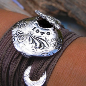 Boho fashion handmade sterling silver bracelets by HappyGoLicky Jewelry