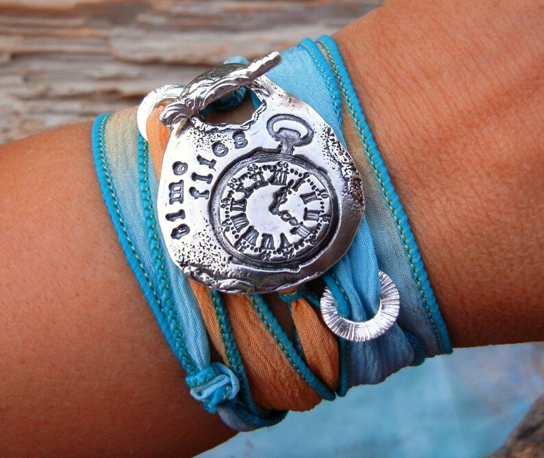 Artisan wrap bracelet by HappyGoLicky Jewelry