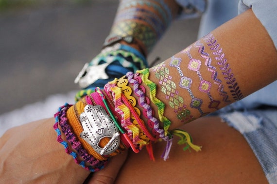 partícipe enlazar Lada Joyería Hippie Pulsera Hippie Pulsera Hippie Wrap Joyería - Etsy España