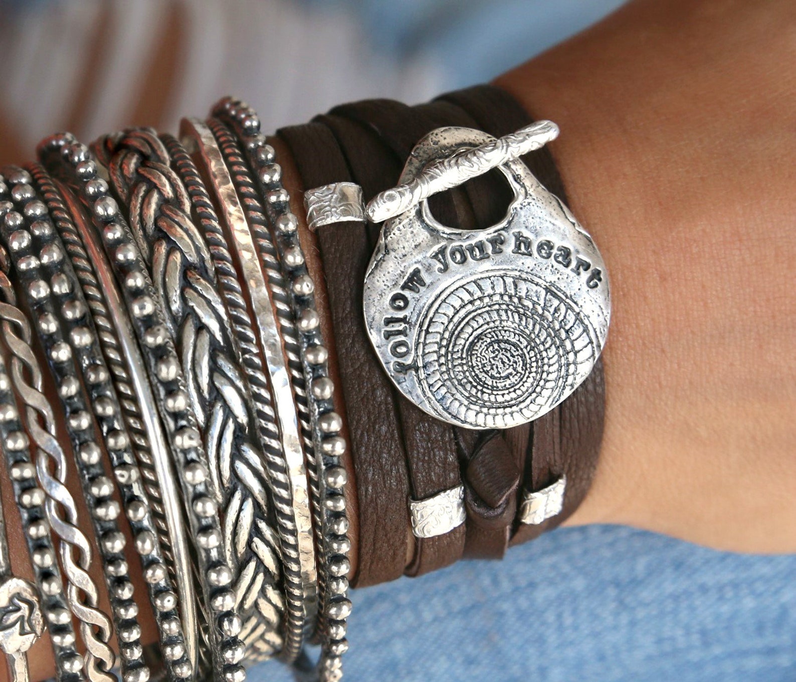 Best Etsy Jewelry Gifts for Women Leather Wrap Bracelets for Etsy